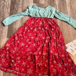 Red and Blue Kids Dress